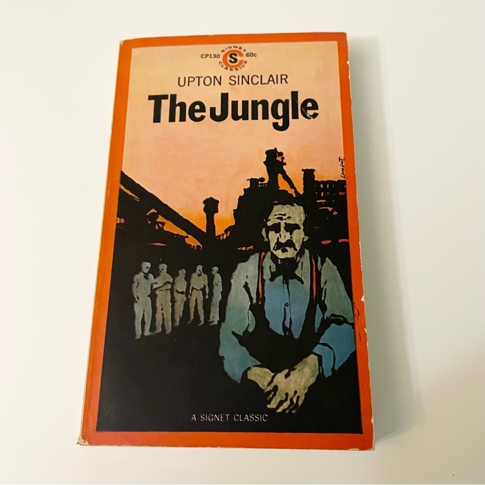 Vtg The Jungle Classic Paperback Book by Upton Sinclair from Signet Books